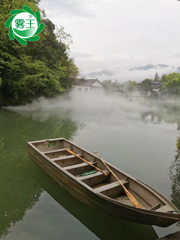 通天河景區(qū)湖面“霧王”霧森景觀系統(tǒng)—以霧為魂、與水相伴